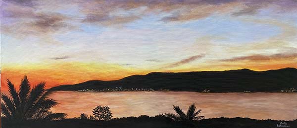 Ilha Bela - 50 x 100 - Acrlica sobre tela